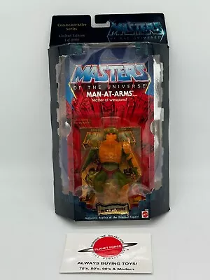 Man At Arms MOTU Commemorative Series Figure NEW Sealed • $35.95