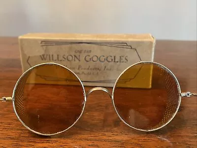 VTG Willson Safety Goggles/Motorcycle/Aviation With Box • $24.95