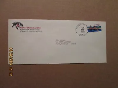 MISL Hartford Hellions Vintage Dated 1981 Team Logo Soccer Business Envelope • $25