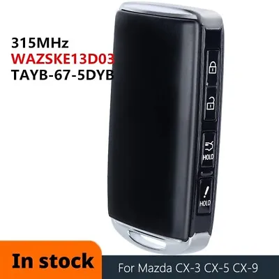 For Mazda CX-3 CX-5 CX-9 2020-2023 Proximity Smart Remote Key Fob WAZSKE13D03 • $29.41
