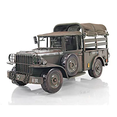 Dodge M37 Military Command Truck Metal Model 13  US Army 1950's Korean War Decor • $134.99