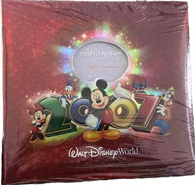 Walt Disney World New Sealed Photo Album Red Shiny NIP 2007 • $12