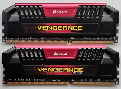 Corsair Vengeance Pro - Red - 16GB 2x8GB 1600MHz DDR3 Gaming RAM  240-pin CL9 } • £26