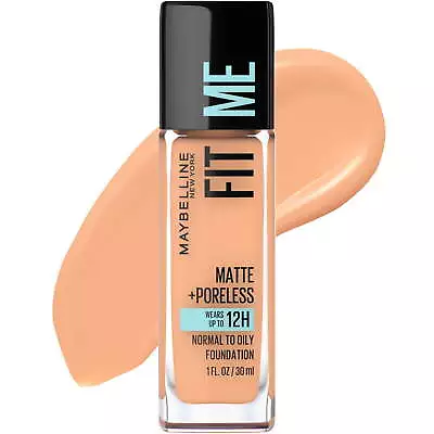 Maybelline Fit Me Matte + Poreless Liquid Foundation Makeup 245 Classic Beige... • $7.58