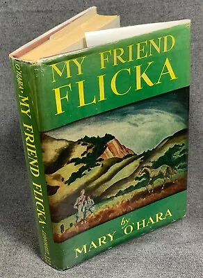 My Friend Flicka 1941 Mary O'Hara A Story Press Book HCDJ Dust Jacket Vintage • $18