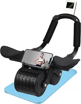 Exercise Roller Wheels - Ab Roller With Elbow Support For Core Workout Equipment • $46.79