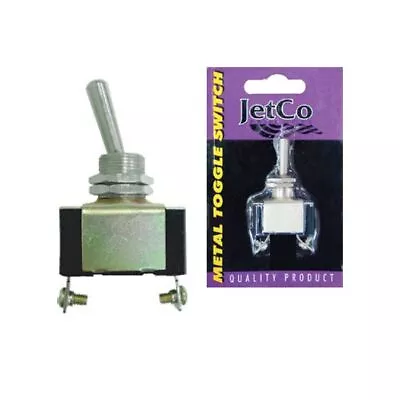 Jetco Switch 2Pin Metal Toggle Universal On-Off Performance Products Switches Au • $3.14