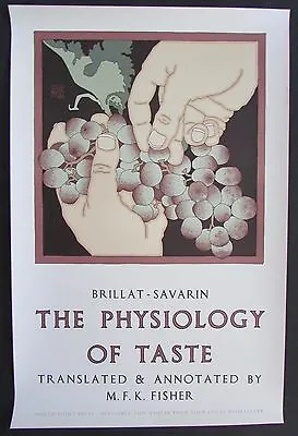 $239 • Buy Rare David Lance Goines  Poster The Physiology Of Taste Brillat Savarin 1986