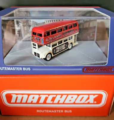Matchbox Special Edition Routemaster Bus In Display Case Red/White NIP • $44.95