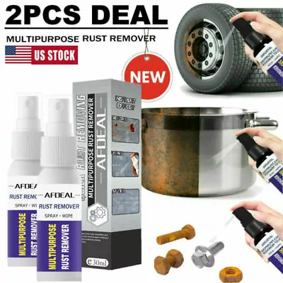 2x Rust Cleaner Spray Derusting Spray Car Maintenance Cleaning Rust Remover 30ml • $9.78