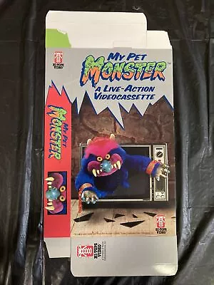 Mad Balls My Pet Monster  Hi-Tops Video Store Promotional Display VHS Box 1986 • $333.95