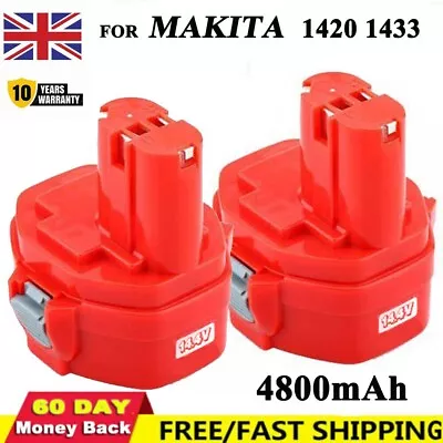 2Pack For MAKITA 14.4Volt PA14 1435 1420 4.8Ah 1434 Ni-MH Battery 1434 1433 UK • £25.49