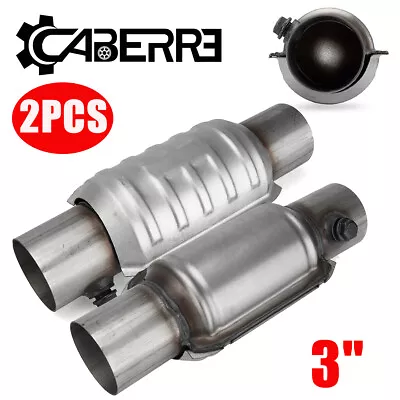 Universal 3 In Inlet/Outlet Catalytic Converter 13  Length High-Flow Performance • $40.78