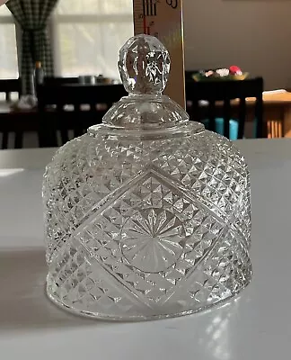 Vintage 1970's Avon Fostoria Glass Dome For Butter/Cheese Dish. DOME ONLY • $0.99