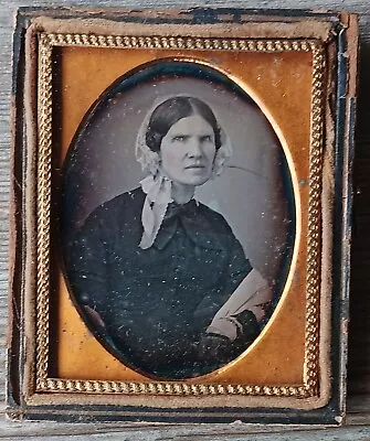 Daguerreotype Scowling Older Woman • $14.99