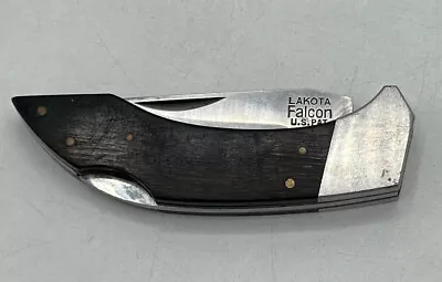 LAKOTA FALCON Lockback Folding Knife ~ Sei Kanemotsu Seki Japan ~ 1980’s Vintage • $79.95