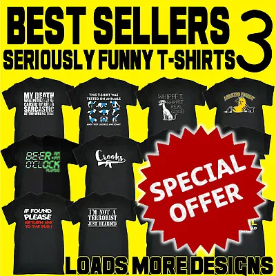 Funny Men's T-Shirts Novelty T Shirts Joke T-shirt Clothing Tshirt Tee Shirt 3 • £12.95