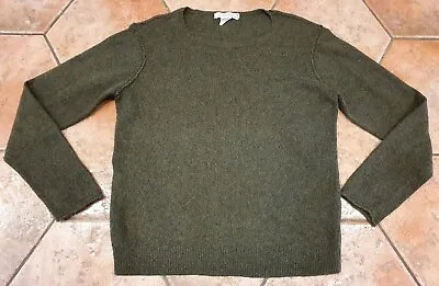 £5.25 • Buy H&m Logg Green Wool Blend Long Sleeve Jumper - L