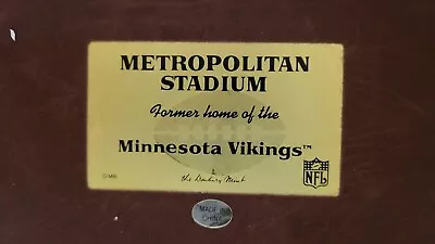 Metropolitan Stadium Replica Danbury Mint Mini Met Minnesota Vikings Twins RARE • $73