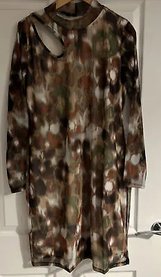 Rainbow Women’s Brown Multicoloured Dress - Size 14/16 - BNIP/F9 • £8.49