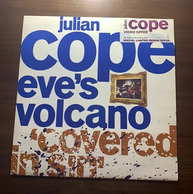 JULIAN COPE / EVE’S VOLCANO 12” Vinyl Single (1987) ISLAND RECORDS VG+/G+ • $3.73