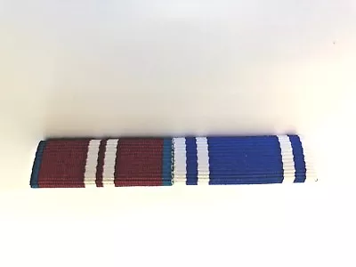 Full Size Pin On Ribbon Bar  Diamond Jubilee & Police Long Service &good Conduct • £8