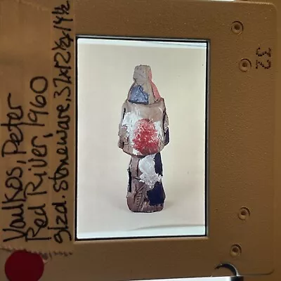 Peter Voulkos “Red River” Funk Art Ceramics 35mm Slide • $14.95