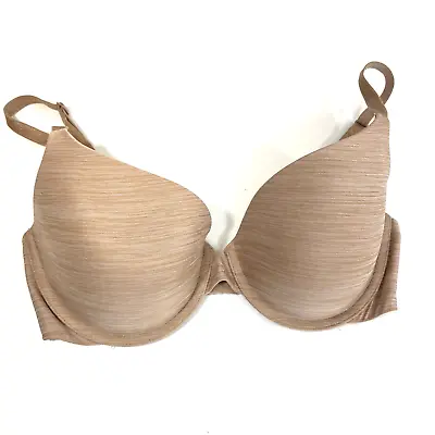 Victoria's Secret 34D Bra Uplift Demi Beige Underwire Convertible Straps • $15