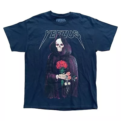 Kanye West 2013 Yeezus Tour Grim Reaper Rose Shirt Size XL • $150