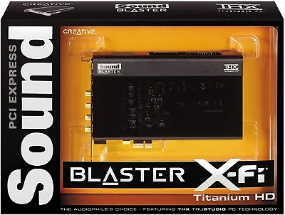 Creative Sound Blaster X-Fi Titanium HD Internal PC Audio Card W/ THX SB1270 VGC • $499.99