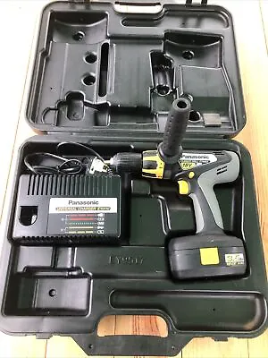 Panasonic 18v Hammer Drill EY6950 Complete Kit Nice Condition • £30