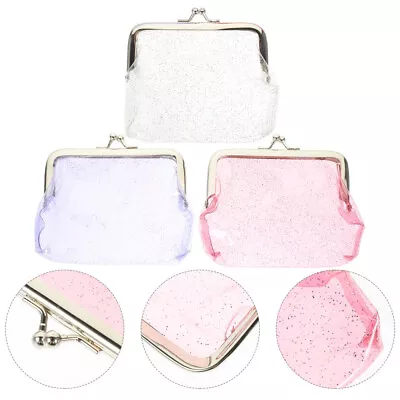 3Pcs Ladies Wallet Cases Purse Transparent Coin Purses Mini For Women Girl • $10.35