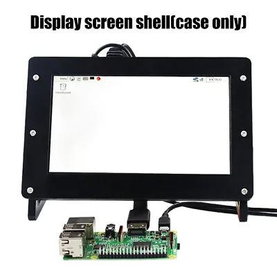 $23.79 • Buy 7inch LCD Display Accessories Home Touch Screen Case Housing For Raspberry Pi*