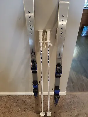 Vertex Volant Titanium Skiis With Kerma Vector Poles. • $125