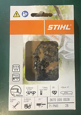 STIHL GTA 26 Saw Chain - 4 Inch - 3670-005-0028 • $19.99