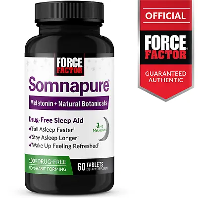 $14.99 • Buy Force Factor Somnapure Melatonin 3mg Natural Sleep Aid