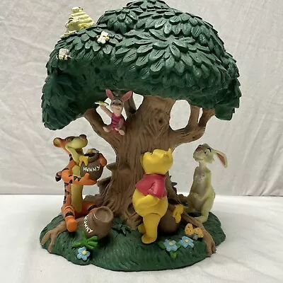 Disney Vintage Winnie The Pooh & Friends Under Tree Resin - Free Shipping • $99