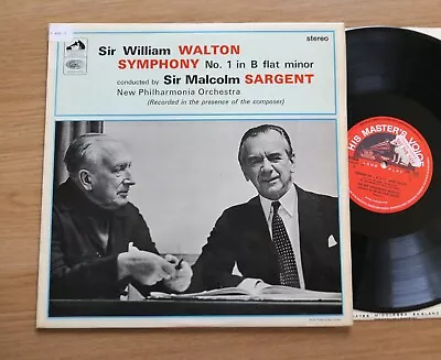 £40 • Buy ASD 2299 ED1 FACTORY SAMPLE Walton Symphony No. 1 Malcolm Sargent NM 1st S/C EMI