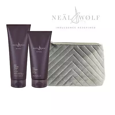 Neal & Wolf Ritual Daily Cleansing Shampoo 250ml Conditioner 200ml + FREE Bag • £29.50