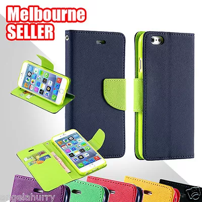 $4.49 • Buy IPhone 6S/ 6S Plus Case For PU Leather Flip Wallet Gel Multi-Color Cover
