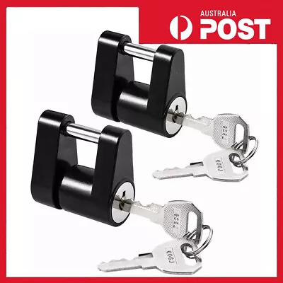 $20.99 • Buy 2x TREG HITCH PIN COUPLING LOCK TRIGG & SNAP ON LATCH BALL LASER CARAVAN TRAILER