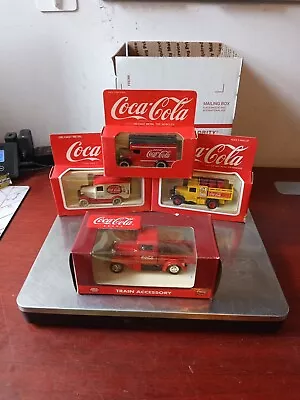 Lot Of 4 Diecast Coca-Cola Trucks • $5