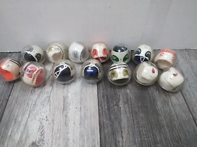 N.O.S. VINTAGE  MINI GUMBALL FOOTBALL HELMETS NFL (14 Helmets) • $44.96