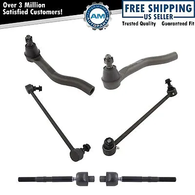 Front Inner & Outer Tie Rods Sway Links Steering & Suspension Kit 6pc For Honda • $73.82