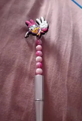 Handmade Daisy Duck Beaded Pen • £3.64