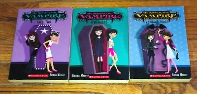 Lot 3 My Sister The Vampire Sienna Mercer Children's Chapter Book Takes Two  • $3.99