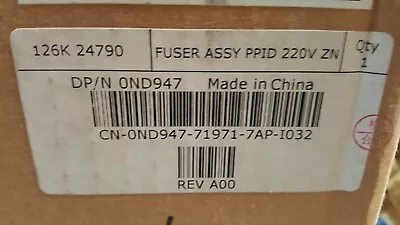 $199 • Buy Genuine Dell ND947 / 126K24790 / 0ND947 Fuser For 5110cn Color Laser Printer