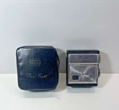 Vintage Ross Micro 8 Transistor Radio Works But Damaged Back Cover • $9.95