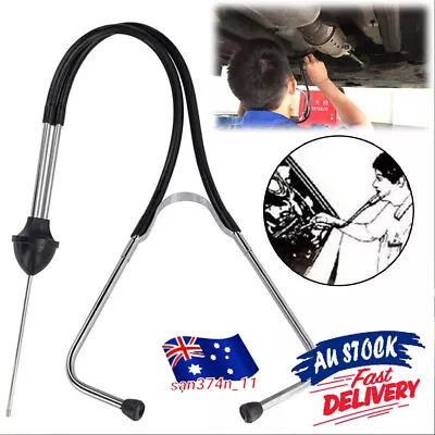 Dual Tube Car Engine Sound Diagnostic Tool Mechanic's Stethoscope Automotive AUS • $13.99