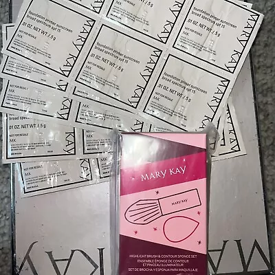 New Mary Kay Lot - Highlight Brush/Countour Sponge & Foundation Primer Samples • $11